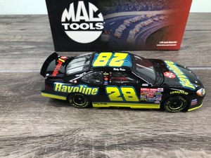 lot 28 image: 2002 Action 10th anniversary Mac Tools Ricky Rudd Taurus #28  Havoline 124 scale die cast stock car