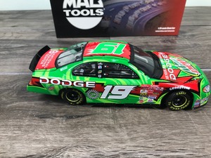 lot 31 image: 2002 Action 10th Anniversary Mac Tools Jeremy Mayfield Dodge Intrepid RT #19  Mountain Dew 124 scale die cast stock car