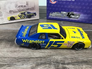 lot 39 image: 2002 Nascar Action Racing 10th Anniversary Legendary Series 1979 Ventura Dale Earnhardt #15  Wrangler 124 scale die cast stock car