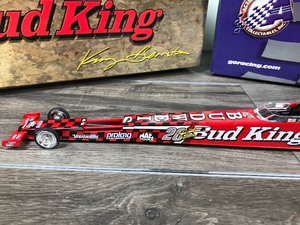 lot 49 image: 1999 Action Racing Collectibles Kenny Bernstein #4  Budweiser 20th Anniversary 124 scale die cast Top Fuel Dragster
