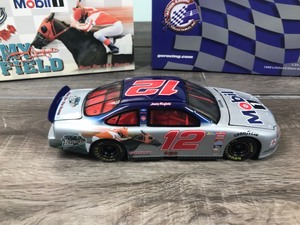 lot 57 image: 1999 Nascar Action Racing Collectible Jeremy Mayfield Ford Taurus #12 Mobil 1  125th Kentucky Derby 124 scale die cast stock car