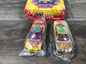 lot 72 image: 1998 Nascar Racing Champions 2 car set Bill Elliott Ford Taurus #94  McDonalds Get back with Big Mac 164 scale die cast stock cars