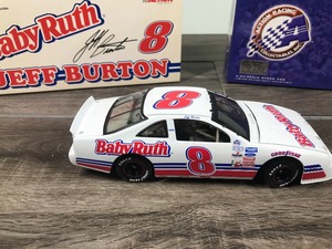 lot 78 image: 2000 Nascar Action Racing Collectibles 1990 T-Bird Jeff Burton #8  Baby Ruth 124 scale die cast stock car