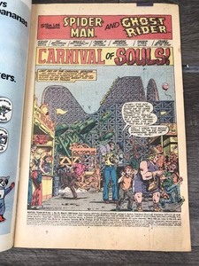 lot 103 image: Marvel Comic Groups - Marvel Team Up Spider Man and Ghost Rider