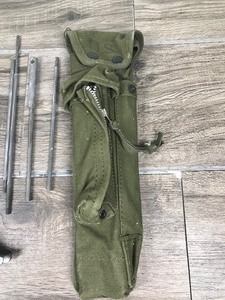 lot 131 image: U.S. Military GI M16 Spring Loaded Bipod W Case