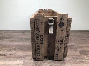 lot 160 image: Vintage Navy weapons crate