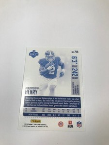 lot 316 image: 2016 Panini Prestige Football Rookie Derrick Henry RC #218