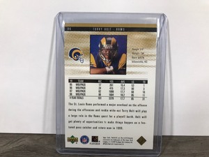 lot 336 image: 1999 Upper Deck HoloGrFX Torry Holt #66 Rookie Card