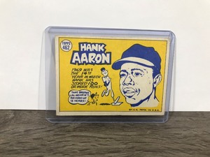 lot 357 image: 1970 Topps Hank Aaron Baseball card #462