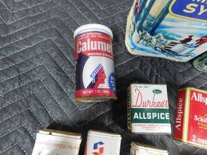 lot 221 image: Spice tins