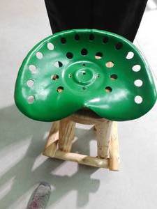lot 228 image: Home made swivel stools