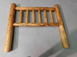 lot 232 image: Log headboard