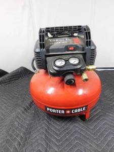 lot 235 image: 6 gal. Porter Cable compresser