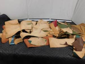 lot 257 image: Leather pieces