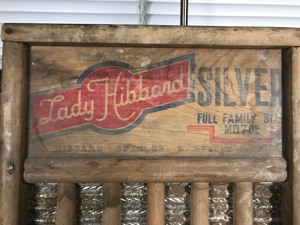 lot 393 image: Vintage Lady Hibbard washboard