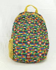 lot 50 image: Lego Brick Print Backpack