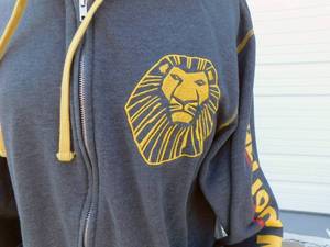 lot 58 image: Walt Disneys The Lion King The Broadway Musical Heather Zip Hoodie