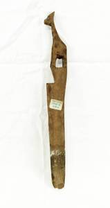 lot 111 image: Vintage Hand Carved Wooden Giraffe Letter Opener or Book Mark Made in Kenya