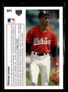 lot 21 image: 1991 Upper Deck Michael Jordan Baseball Rookie Card Sp #SP1