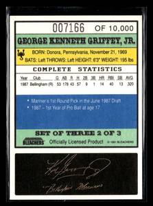 lot 32 image: 1991 Ken Griffey Jr Baseball Card 23kt Gold Card #2 Serial Numbered 716610000