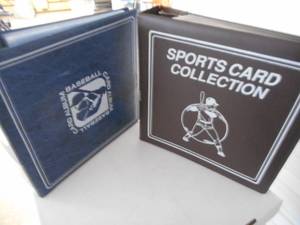 lot 7 image: (2) Sports Card Albums with pages