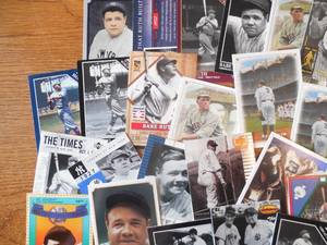 lot 53 image: (100) Babe Ruth Baseball Card Lot