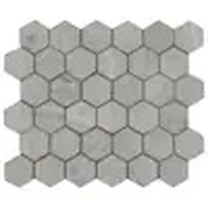 lot 215 image: MSI  Everest Gray Hexagon 12 in. x 12 in. x 10mm Glazed Porcelain Mesh-Mounted Mosaic Tile (37 sq. ft.)