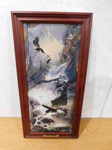 lot 101 image: Rare Ted Blaylock Limited Edition Signed Eagles plate Spirit Canyon