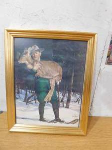 lot 111 image: JF KERNAN  ART CONSERVATION OFFICER DEER