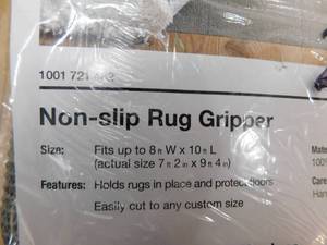 lot 206 image: StyleWell  Deluxe 8 ft. x 10 ft. Rug Gripper Pad