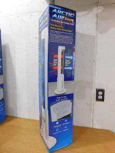 lot 129 image: New - ARCTIC AIR Oscillating 303 CFM 3-Speed Tower Portable Evaporative Cooler for 100 sq. ft.