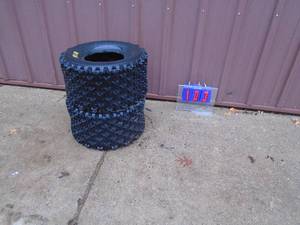 Qty of 2 ATV tires. 20 x 11 x 9. As shown.