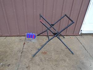 Kobalt folding stand for portable saws. As shown.