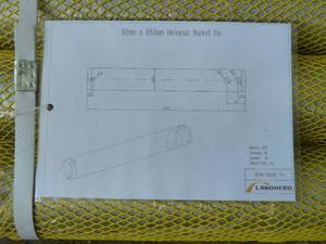 Landherd Excavator Bucket Pins 90x650mm