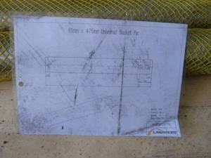Landherd Excavator Bucket Pins 65 x 475mm