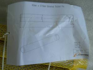Landherd Excavator Bucket Pins 40 x 270mm