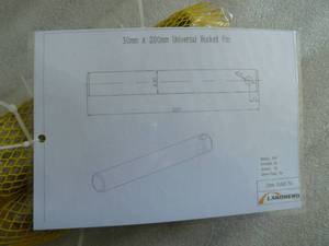 Landherd Excavator Bucket Pins 30x 200mm