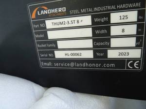 Landherd Mini Excavator Thumb 2- 3.5T 8
