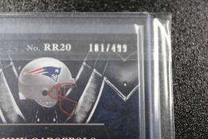 lot 54 image: 2014 Crown Royale Rookie Royalty Jersey Relic Jimmy Garoppolo #RR20 101499  Only 499 Exist