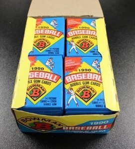 lot 89 image: 1990 Bowman Baseball Unopened Hobby Box  36 Packs