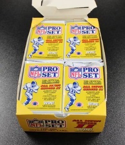 lot 96 image: 1990 Pro Set Football Series 2 Hobby Box
