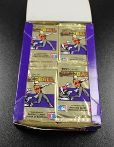 lot 106 image: 1991 O Pee Chee Baseball Unopened Hobby Box