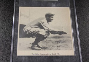 lot 130 image: 1930 Conlin Babe Ruth #89 BSVA 9