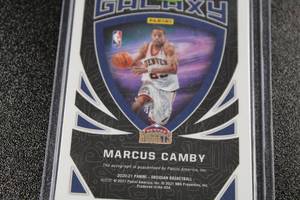 lot 147 image: 2020-21 Obsidian Galaxy Marcus Camby Autograph #GAL-MCA 4599  Only 99 Exist