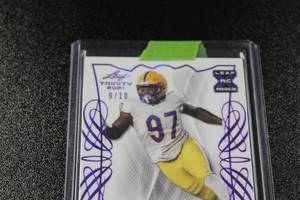 lot 149 image: 2021 Leaf Trinity Warren Jackson Patch Auto & Jaylen Twyman Autograph 910