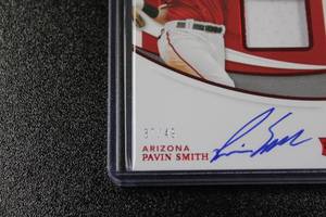 lot 156 image: 2021 Immaculate Collection Pavin Smith Jersey Autograph Rookie Card 3749  Only 49 Exist