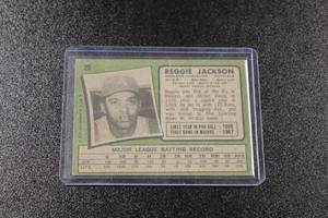 lot 164 image: 1971 Topps Reggie Jackson #20 Low Grade w Crease