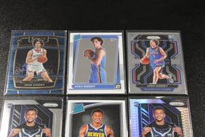 lot 173 image: Josh Giddey & Jarred Vanderbilt Rookie Card Lot  8 Rookie Cards