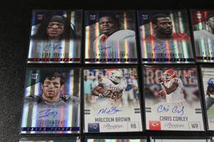 lot 218 image: Mixed Years Autograph Football Card Lot  12 Autograph Cards