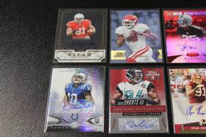 lot 223 image: Mixed Years Autograph Football Card Lot  10 Autograph Cards
